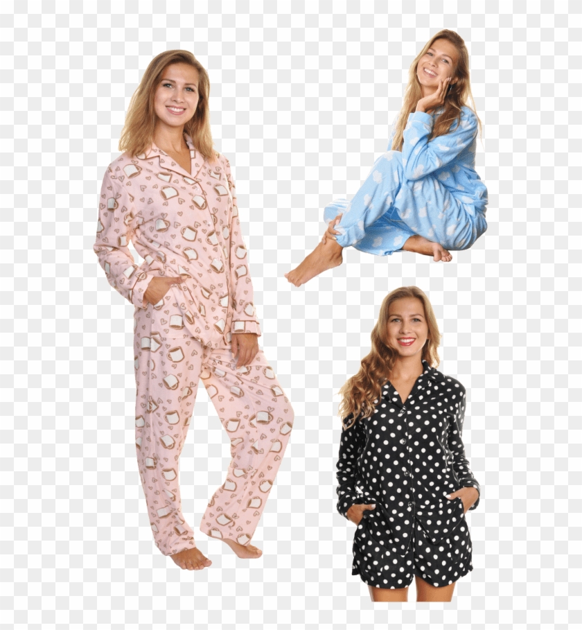 Angelina 3-piece Pajama Set - Pajamas Clipart