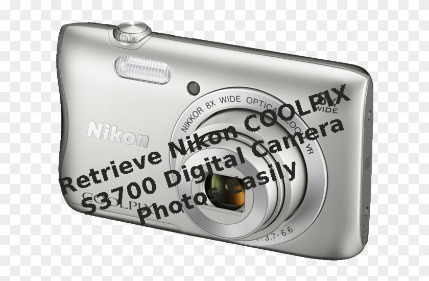 Nikon Coolpix S3700 Digital Camera - Digital Camera Clipart
