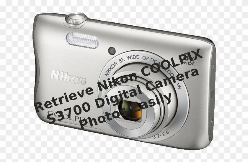 Nikon Coolpix S3700 Digital Camera - Digital Camera Clipart #5099016