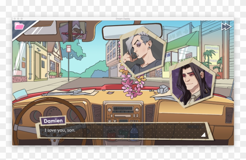 A New Beginning - Damien Lucien Dream Daddy Clipart #5099090