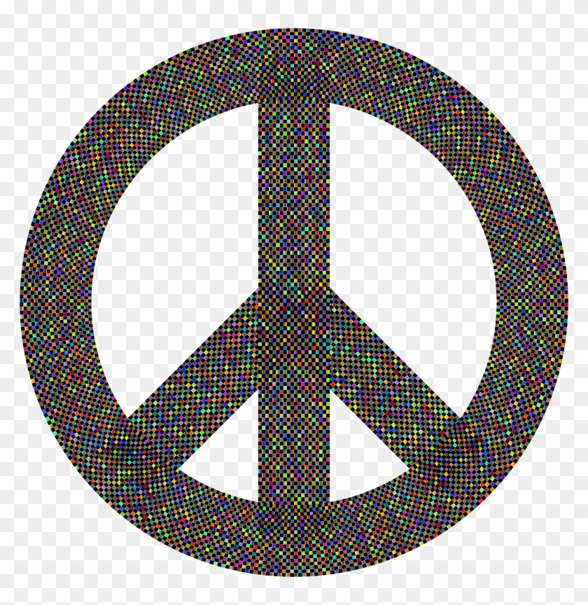 Peace Sign Pink , Png Download - Peace Symbol Clipart #5099092