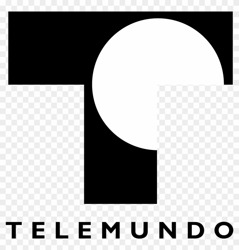 Telemundo Logo Black And White - Graphic Design Clipart #5099268