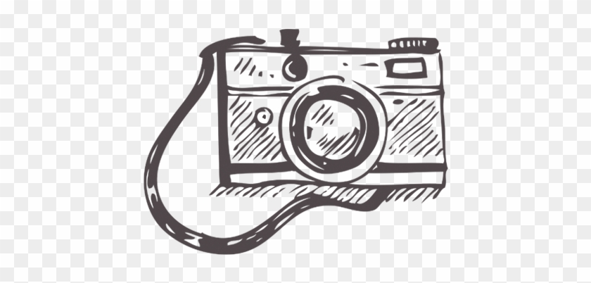 Camera Drawing Sketch - Wristlet Clipart #5099710