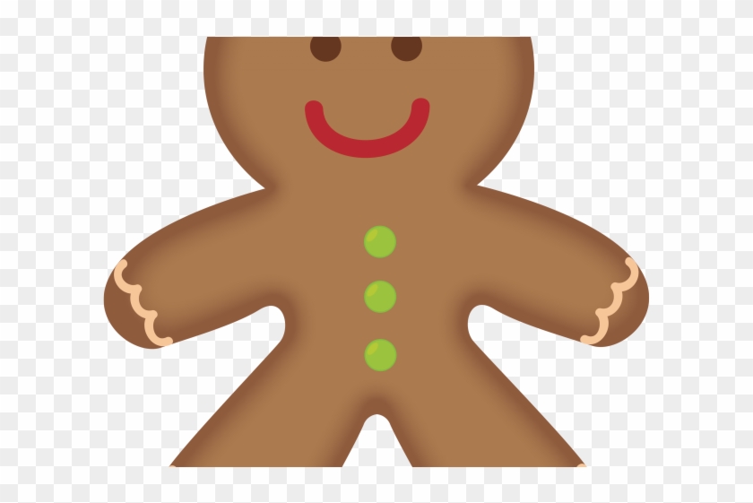 Gingerbread Cookie Cliparts - Gingerbread Man Clipart Png Transparent Png
