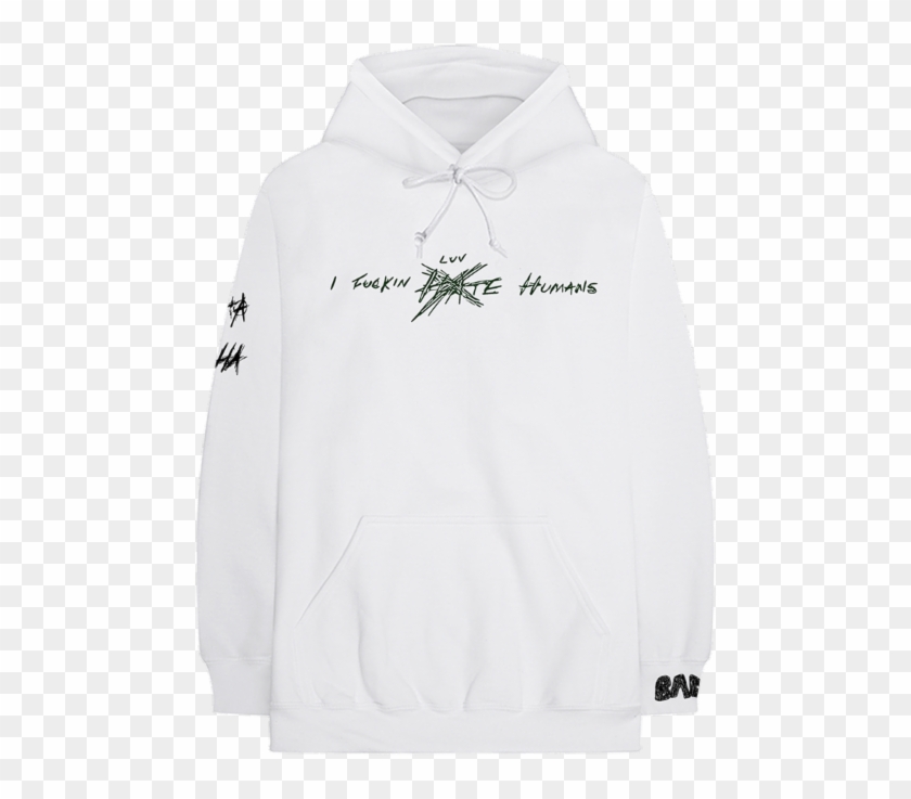 A Limited-edition Bad Vibes Forever Capsule Collection - Xxxtentacion I Luv Humans Hoodie Clipart