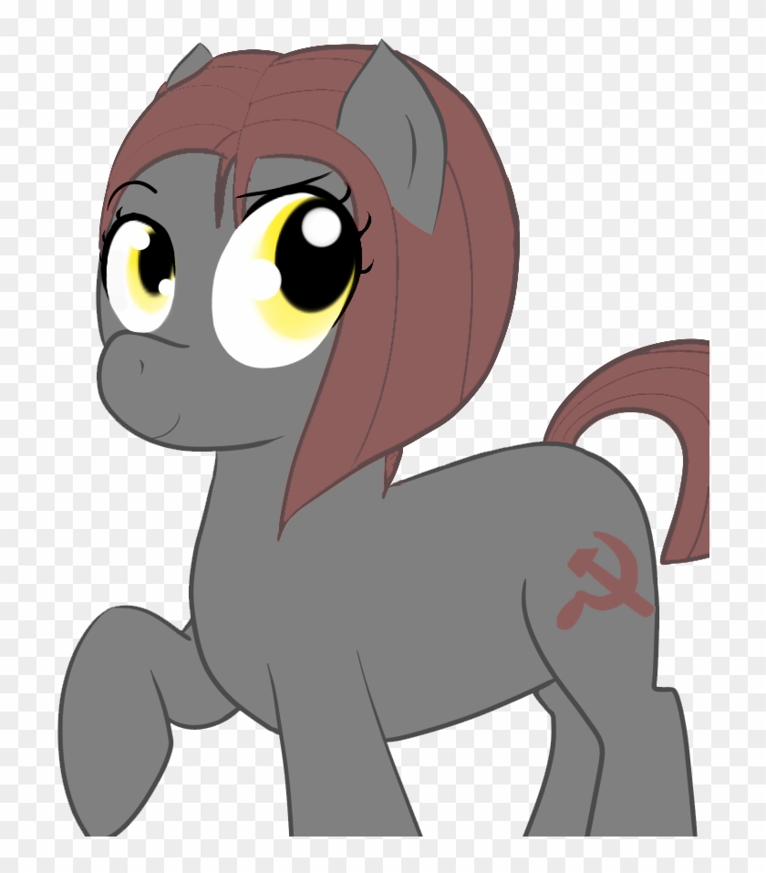 Communism, Female, Hammer And Sickle, Happy, Looking - Cartoon Clipart