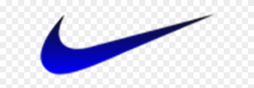 Nike Swoosh Logo Blue Clipart