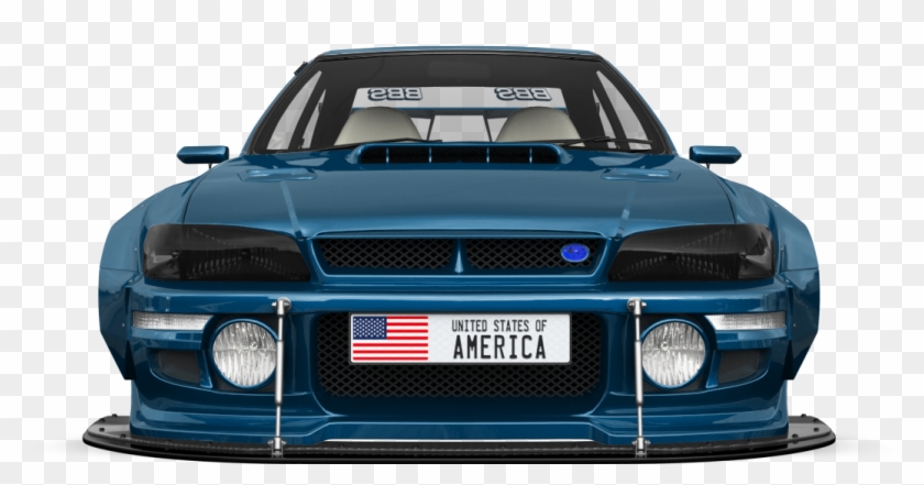 Subaru Impreza Wrx Sti 22b'00 By Xxxtentacion - Race Car Clipart