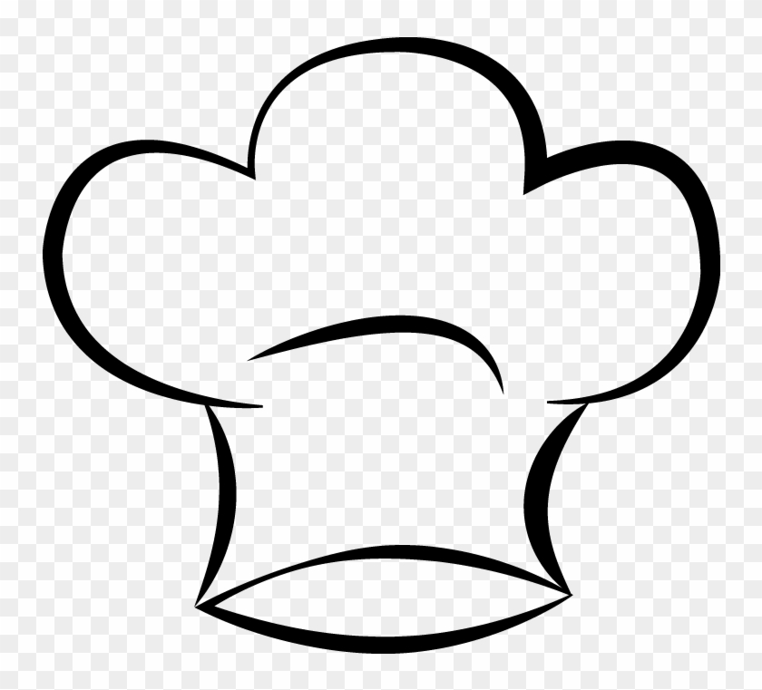 Chef Hat Clipart Black And White - Vector Chef Hat Png Transparent Png #510664