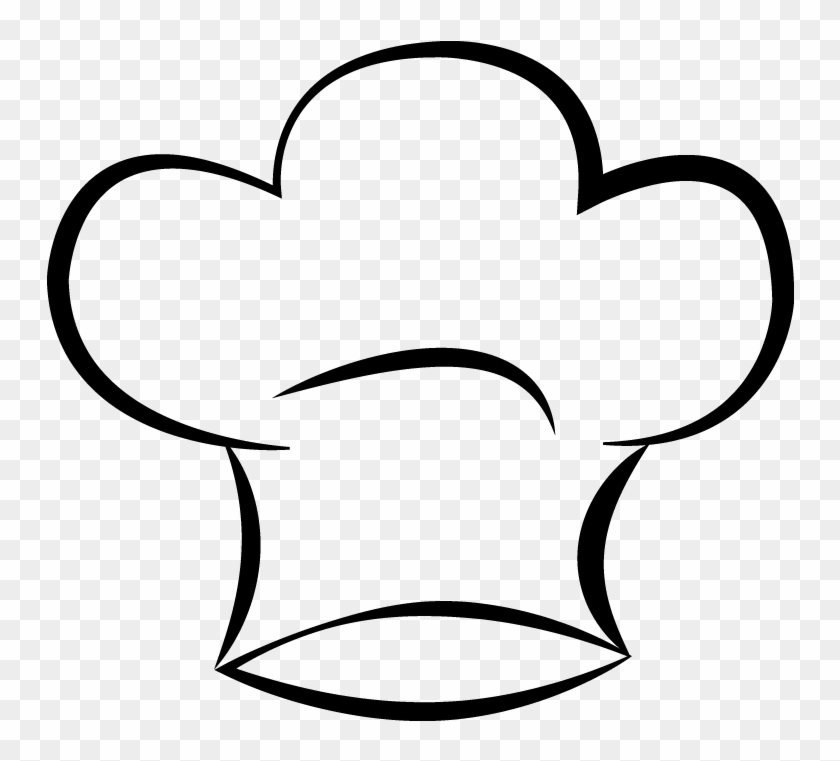 Chef Hat Clipart Black And White - Vector Chef Hat Png Transparent Png