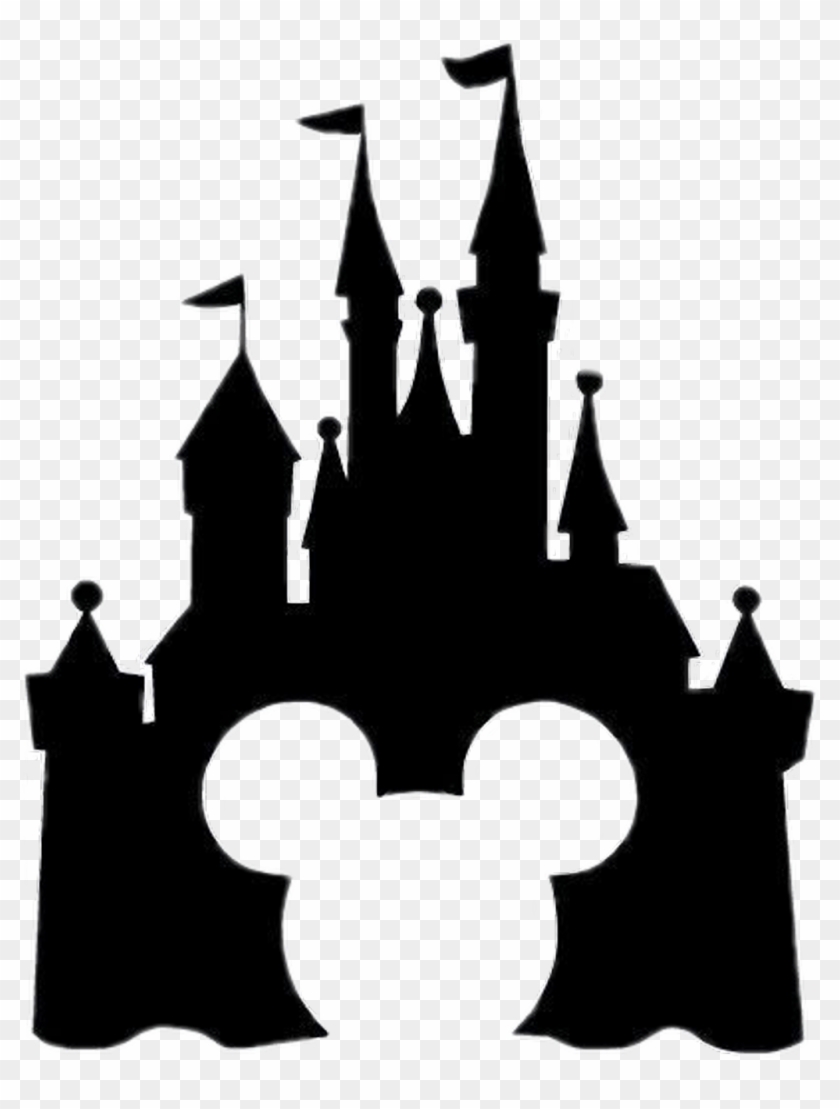 Disney Sticker - Beauty And The Beast Castle Silhouette Clipart #510769