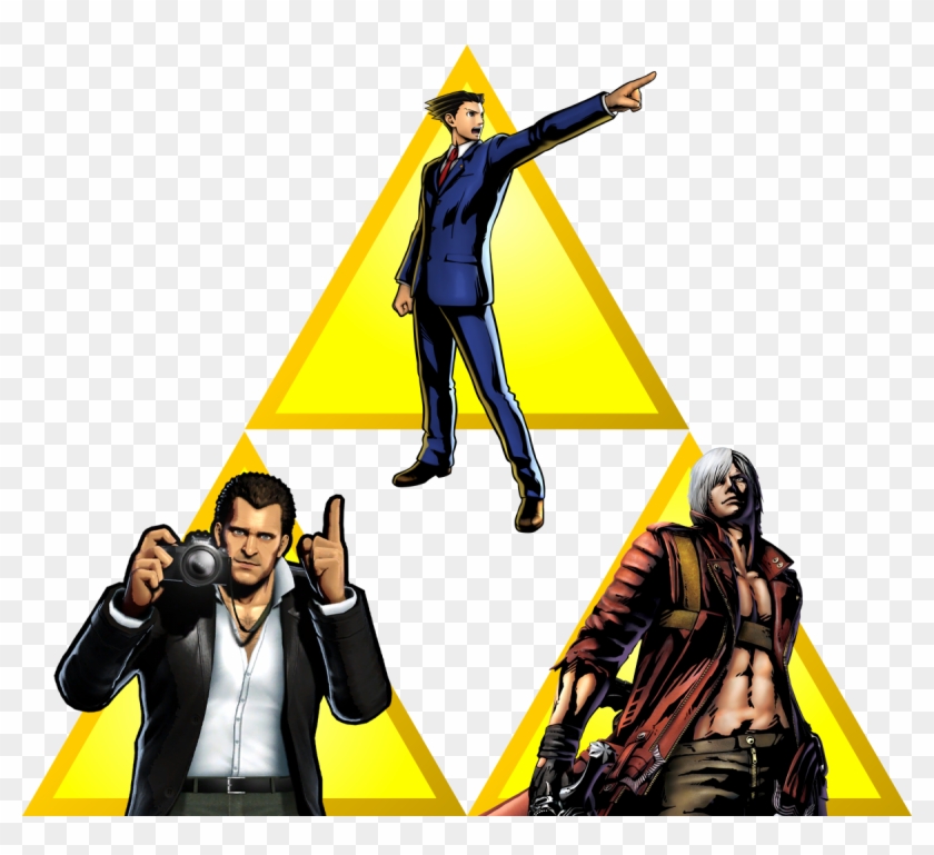 659kib, 1200x1042, 1200px-triforce - Dante Devil May Cry Marvel Clipart #510969