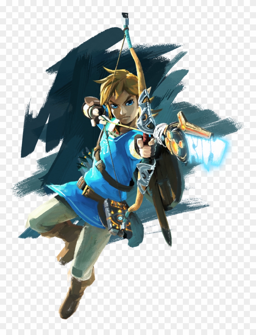 The Legend Of Zelda For Wii U Has Been Delayed Again - Legend Of Zelda Breath Of The Wild Link Clipart