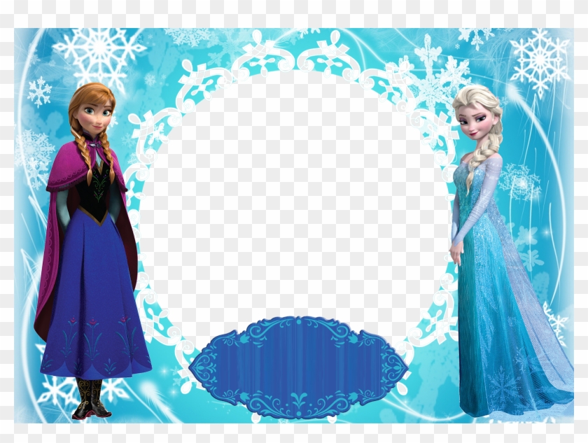 Free Icons Png - Elsa And Anna Frame Clipart