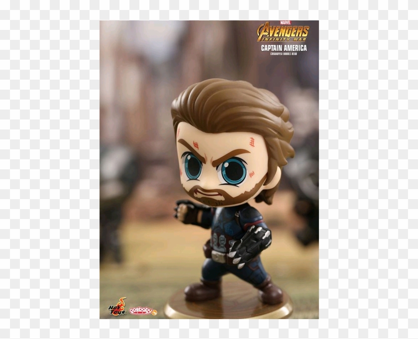 Avengers Infinity War - Cosbaby Captain America Hottoys Clipart
