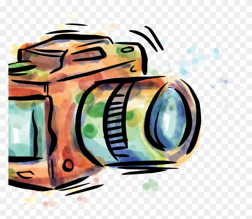 Camera Drawing Photography - Camera Vector Hd Clipart #511424