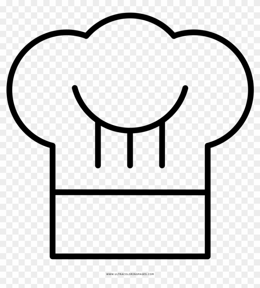 Chap U De Cozinheiro Cook Chapu - Gorro De Chef Para Dibujar Clipart #511573