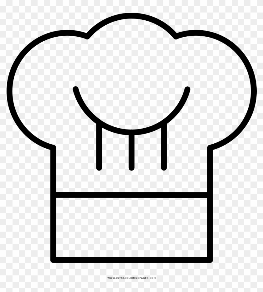 Chap U De Cozinheiro Cook Chapu - Gorro De Chef Para Dibujar Clipart