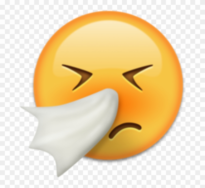 Hand Emoji Clipart Air Emoji Png - Sick Emoji Transparent Png