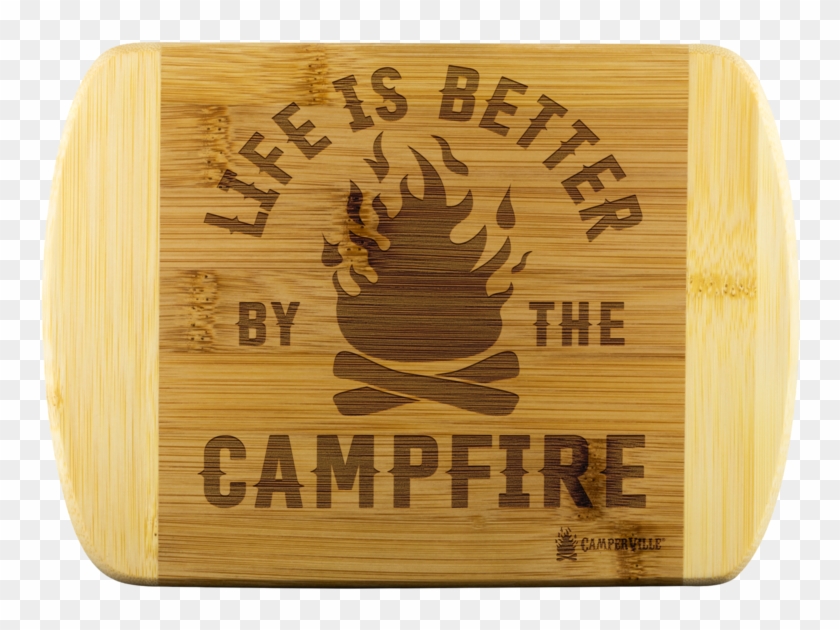 "life Is Better By The Campfire" Cutting Board Camperville Clipart #511968