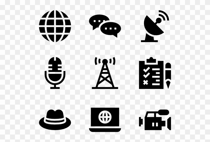 Interview - Journalist Symbol Clipart #512182