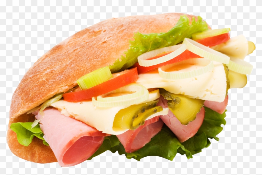 Burger And Sandwich Transparent Png Image - Transparent Background Sandwich Icon Clipart #512495