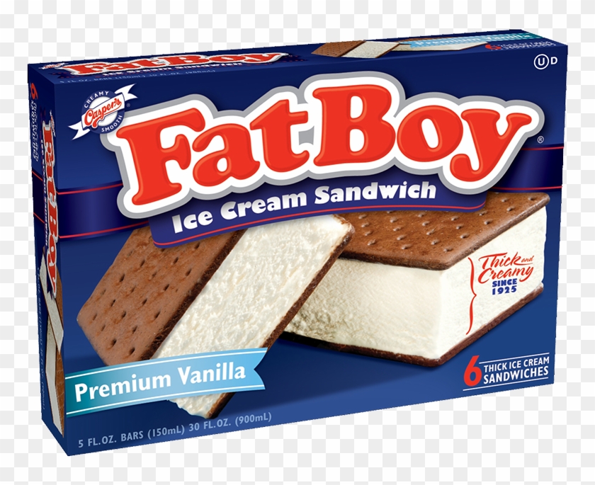 Vanilla Ice Cream Sandwich - Ice Cream Sandwich Fat Boy Clipart