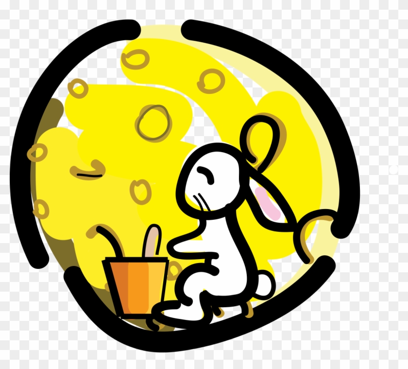 File - Rabbits - Svg - Moon Festival Clip Art - Png Download #512911