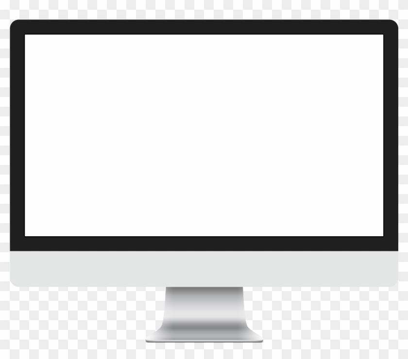 Imac Mockup Png - Tv Frame For Youtube Clipart
