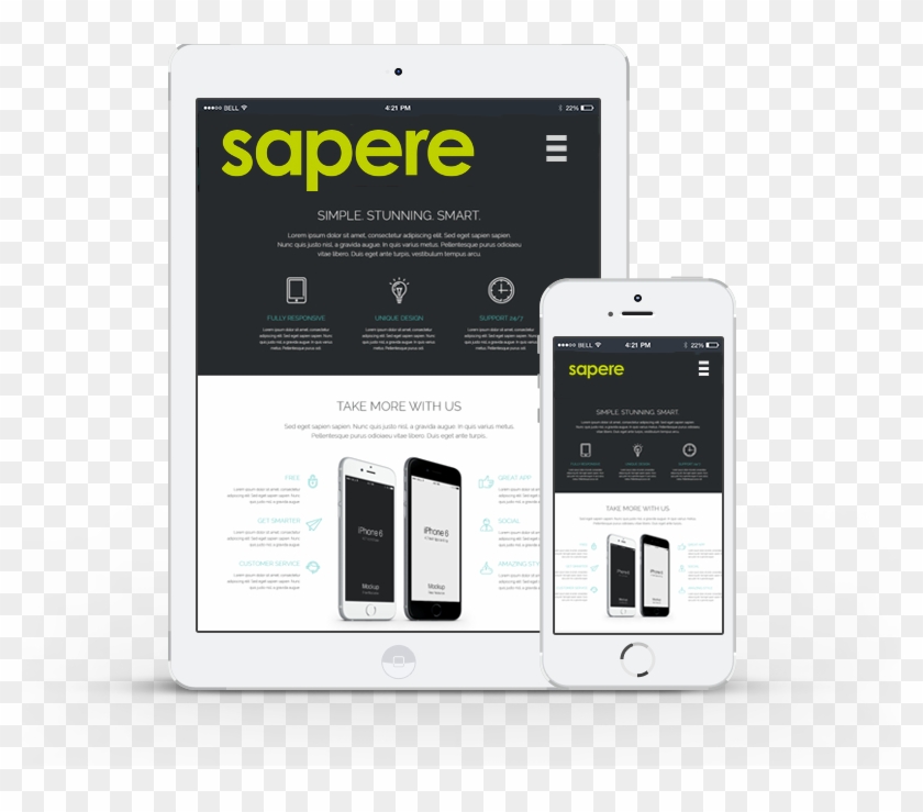 Mobile And Tablet Rendered Software Development - Iphone Clipart
