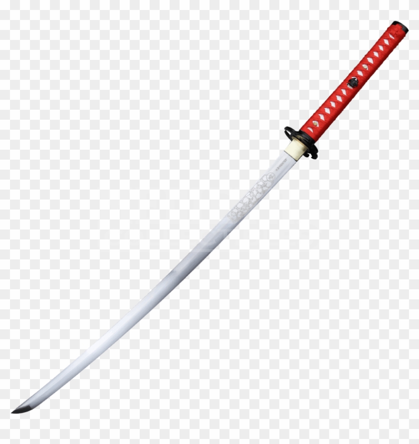 Katana Png - Red Samurai Sword Clipart