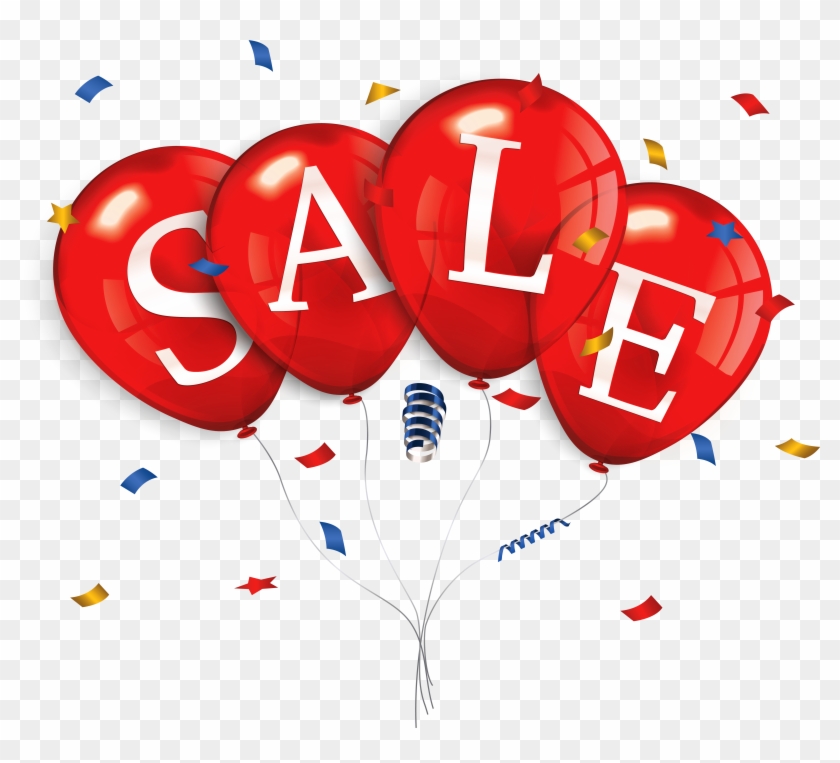 Sale Balloons Png Clipart Image - Sale Balloons Clip Art Transparent Png