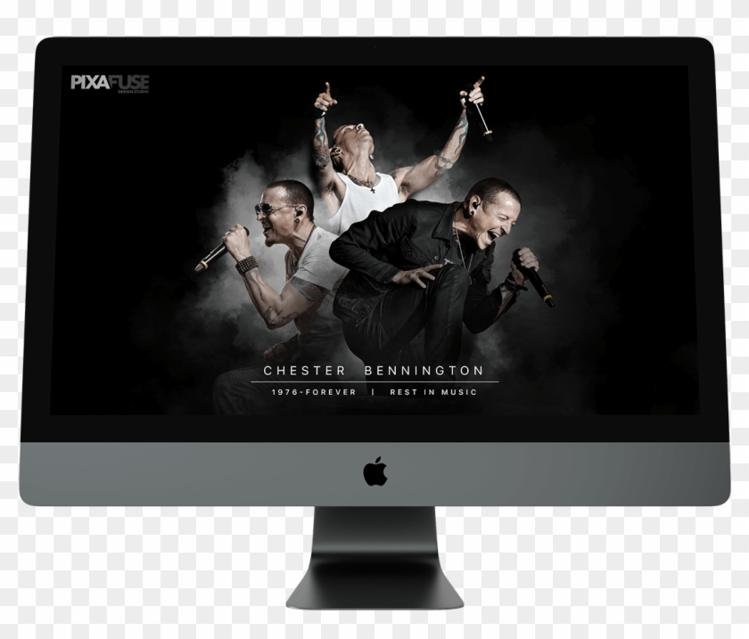 Apple Imac Pro - Chester Bennington Wallpaper Tribute Clipart