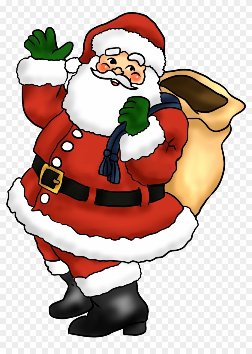 Free Icons Png - Santa Claus Transparent Background Clipart #513785