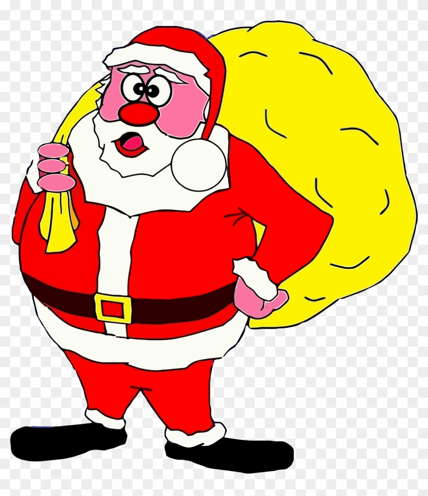 This Free Icons Png Design Of Comic Santa Claus Clipart #513863
