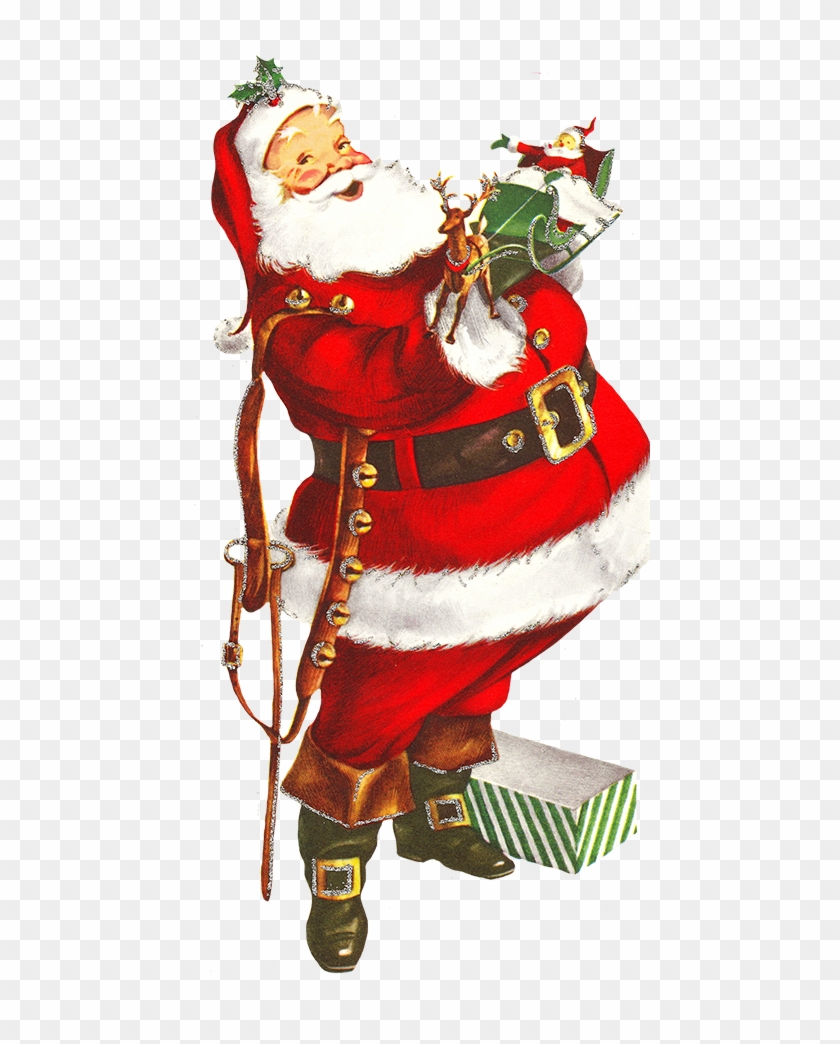Vintage Santa Claus Png - Santa Claus Vintage Png Clipart