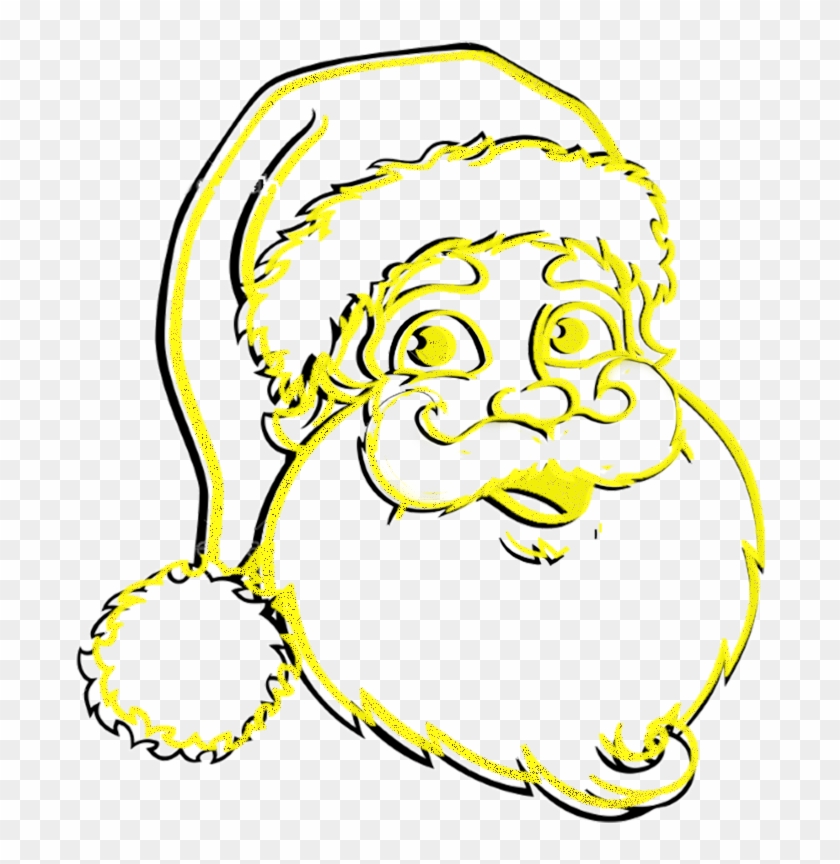 Download Zip File In Hd Quality - Santa Claus Png Gold Clipart #514193