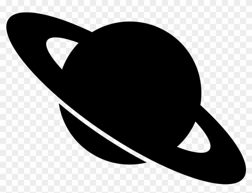 Svg Transparent Stock File Noun Project Wikipedia Filenoun - Saturn Silhouette Clipart #514542