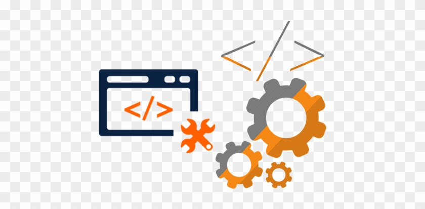 Custom Software Development - Circle Clipart