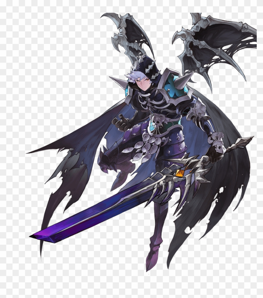Seven Knight Png - Dark Knight Anime Boy Clipart