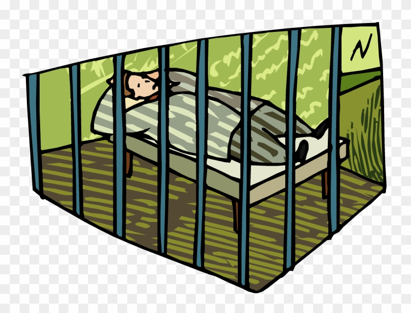 Jail Cell Clip Art Car Memes - Cartoon Jail Transparent - Png Download