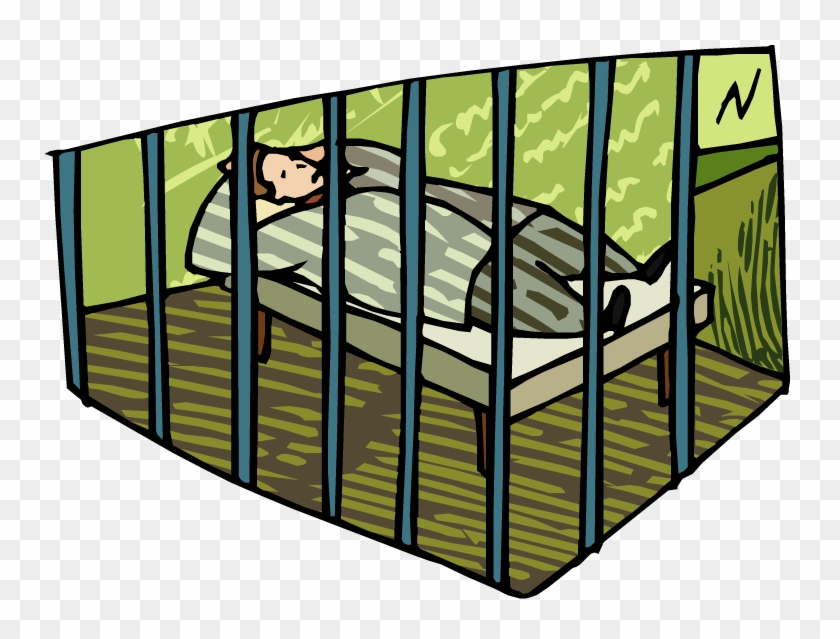 Jail Cell Clip Art Car Memes - Cartoon Jail Transparent - Png Download #514845