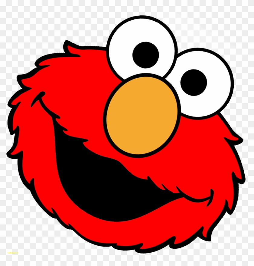 Sesame Street Elmo Png - Sesame Street Elmo Face Clipart #515584