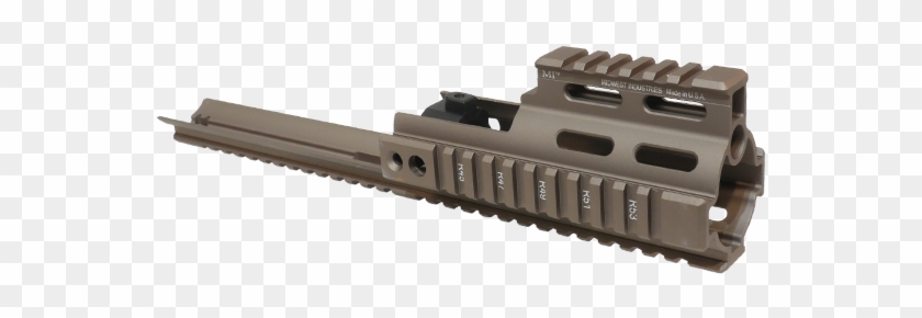 Picture Of Midwest Industries Scar Quad Rail Extension - Firearm Clipart #515612