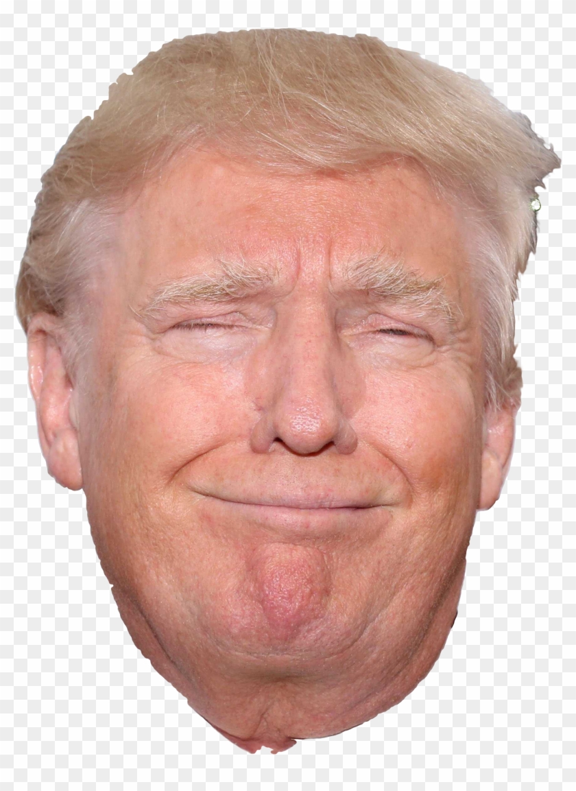 Smilingtrump - Donald Trump Face Png Clipart