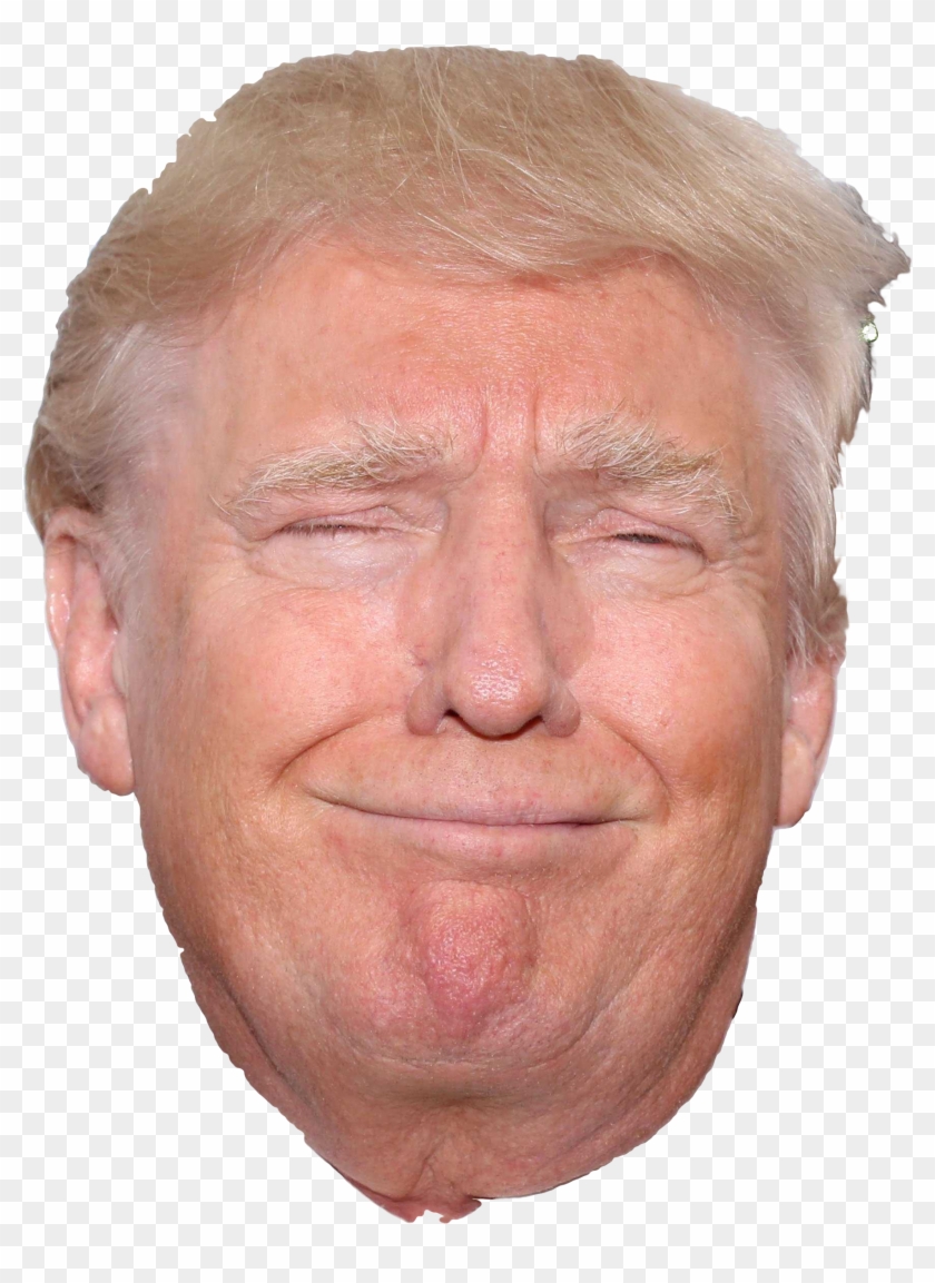 Smilingtrump - Donald Trump Face Png Clipart #515636
