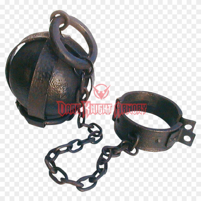 Prison Dungeon Ball And Chain Leg Shackles - Ball And Chain Clipart #515637
