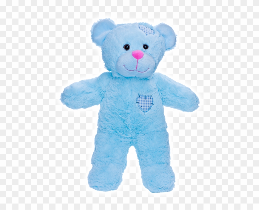 Baby Heartbeat Teddy Bears Blue - Patches Build A Bears Teddy Clipart