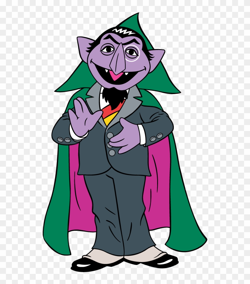 Carl - Count Sesame Street Cartoon Clipart