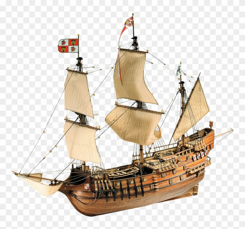 Sailing Ship Png - Wood Ship Clipart #516377